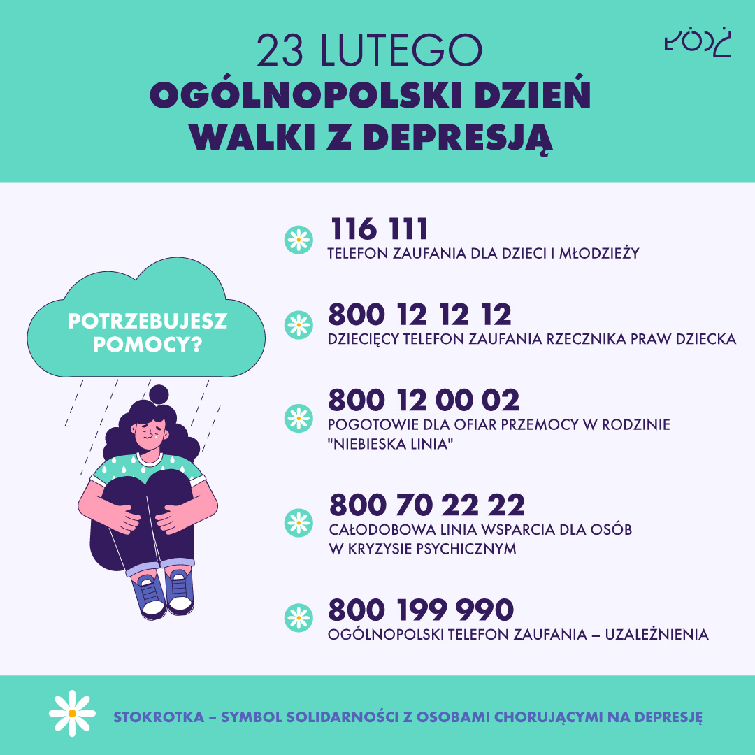 Plakat Dzień walki z depresją